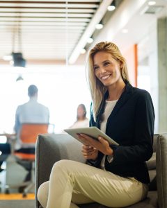 Working in the office